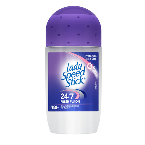 GETIT.QA- Qatar’s Best Online Shopping Website offers MENNEN LADY SPEED STICK ROLL ON DEODORANT ANTI-PERSPIRANT FRESH FUSION 50 ML at the lowest price in Qatar. Free Shipping & COD Available!