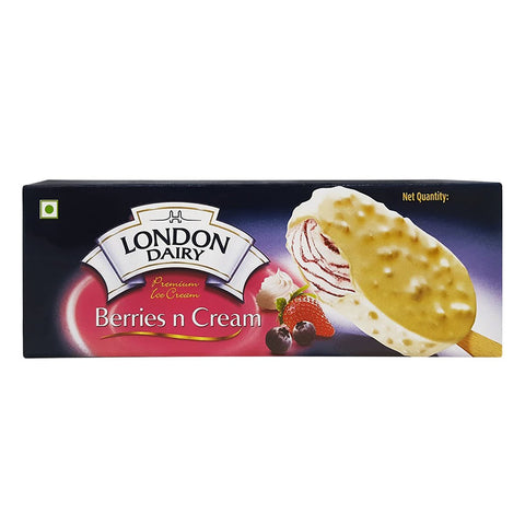 GETIT.QA- Qatar’s Best Online Shopping Website offers LONDON DAIRY BERRIES & CREAM ICE CREAM STICK 100ML at the lowest price in Qatar. Free Shipping & COD Available!