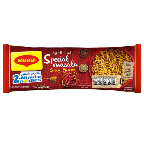 GETIT.QA- Qatar’s Best Online Shopping Website offers Maggi 2 Minute Special Masala Flavour Instant Noodles 280 g at the lowest price in Qatar. Free Shipping & COD Available!
