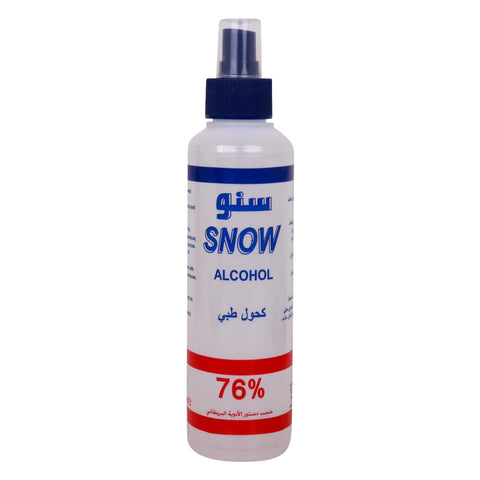 GETIT.QA- Qatar’s Best Online Shopping Website offers SNOW 76% ALCOHOL ANTISEPTIC & GENERAL DISINFECTANT 250 ML at the lowest price in Qatar. Free Shipping & COD Available!