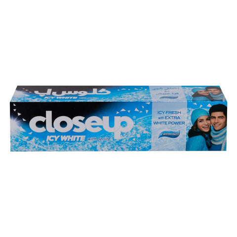 GETIT.QA- Qatar’s Best Online Shopping Website offers CLOSEUP ICY WHITE WITH PERLITE WINTER BLAST TOOTHPASTE 75 ML at the lowest price in Qatar. Free Shipping & COD Available!