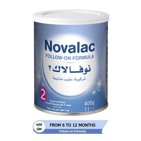 GETIT.QA- Qatar’s Best Online Shopping Website offers NOVALAC BABY MILK 2 400GM at the lowest price in Qatar. Free Shipping & COD Available!