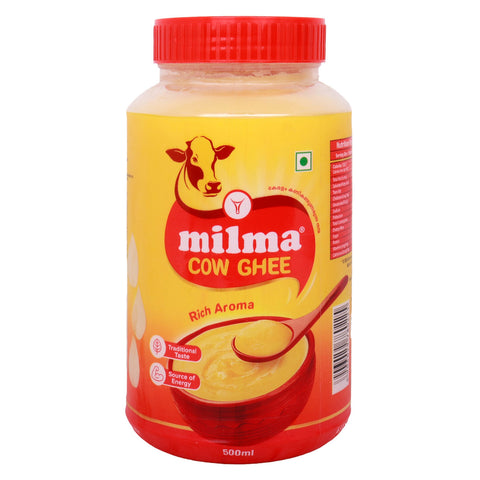 GETIT.QA- Qatar’s Best Online Shopping Website offers MILMA GHEE-- 500 ML at the lowest price in Qatar. Free Shipping & COD Available!