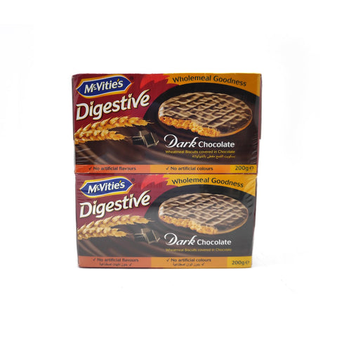 GETIT.QA- Qatar’s Best Online Shopping Website offers MCVITIE'S DIGESTIVE DARK CHOCOLATE 2 X 200 G at the lowest price in Qatar. Free Shipping & COD Available!