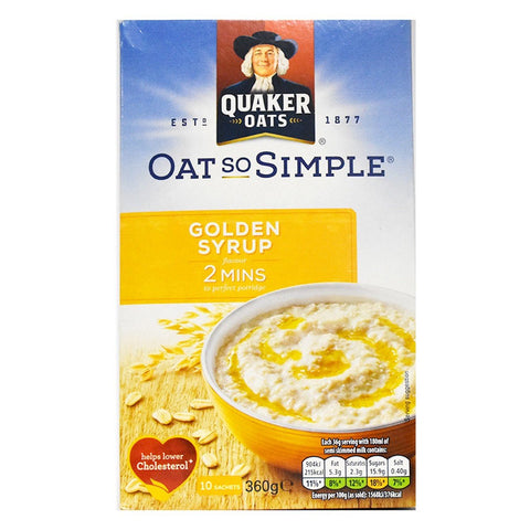 GETIT.QA- Qatar’s Best Online Shopping Website offers QKR OATS S/SIMPLE G/SYRUP 360G at the lowest price in Qatar. Free Shipping & COD Available!