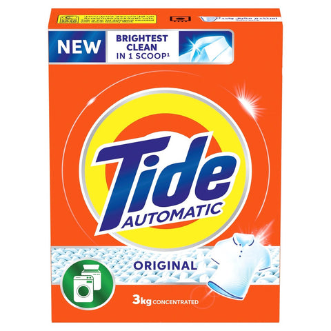 GETIT.QA- Qatar’s Best Online Shopping Website offers TIDE AUTOMATIC POWDER LAUNDRY DETERGENT ORIGINAL SCENT 3 KG
 at the lowest price in Qatar. Free Shipping & COD Available!