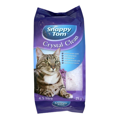 GETIT.QA- Qatar’s Best Online Shopping Website offers SNAPPY TOM CRYSTAL CLEAN CAT LITTER LAVENDER 2KG at the lowest price in Qatar. Free Shipping & COD Available!