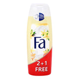 GETIT.QA- Qatar’s Best Online Shopping Website offers Fa Shower Gel 250 ml 2+1 at the lowest price in Qatar. Free Shipping & COD Available!