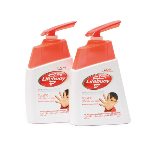 GETIT.QA- Qatar’s Best Online Shopping Website offers LIFEBUOY GERM PROTECTION HAND WASH 2 X 200 ML at the lowest price in Qatar. Free Shipping & COD Available!
