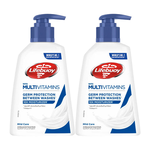 GETIT.QA- Qatar’s Best Online Shopping Website offers LIFEBUOY GERM PROTECTION HAND WASH 2 X 200 ML at the lowest price in Qatar. Free Shipping & COD Available!