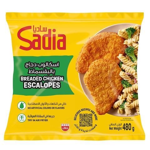 ETIT.QA- Qatar’s Best Online Shopping Website offers SADIA BREADED CHICKEN ESCALOPES 480 G at the lowest price in Qatar. Free Shipping & COD Available!