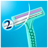 GETIT.QA- Qatar’s Best Online Shopping Website offers GILLETTE SIMPLY VENUS 2 BLADE WOMEN'S DISPOSABLE RAZOR 4 PCS at the lowest price in Qatar. Free Shipping & COD Available!