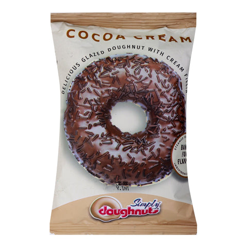 GETIT.QA- Qatar’s Best Online Shopping Website offers Simply Doughnuts Cocoa Cream Glazed Doughnut 60 g at the lowest price in Qatar. Free Shipping & COD Available!
