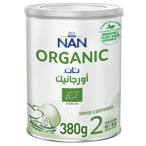 GETIT.QA- Qatar’s Best Online Shopping Website offers NESTLE NAN ORGANIC STAGE 2 FROM 6-12 MONTHS 380 G at the lowest price in Qatar. Free Shipping & COD Available!