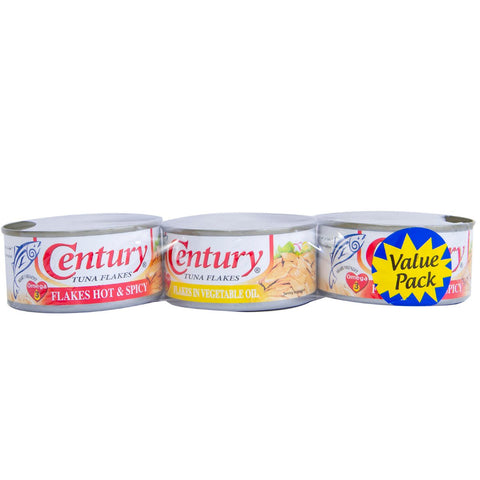 GETIT.QA- Qatar’s Best Online Shopping Website offers CENTURY TUNA FLAKES ASSORTED 3 X 180 G at the lowest price in Qatar. Free Shipping & COD Available!