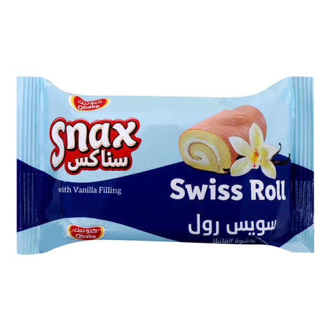 QBake Swiss Roll Mini Vanilla 20 g - GETIT.QA
