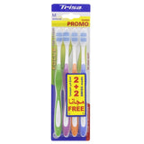 GETIT.QA- Qatar’s Best Online Shopping Website offers TRISA FOCUS TOOTHBRUSH MEDIUM ASSORTED 4 PCS at the lowest price in Qatar. Free Shipping & COD Available!