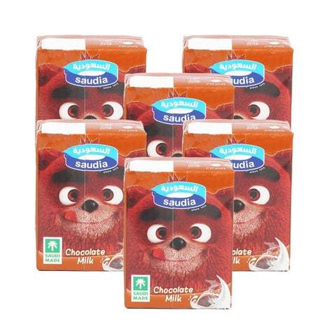 Saudia Chocolate Milk 200 ml 5 + 1