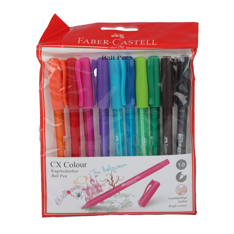 GETIT.QA- Qatar’s Best Online Shopping Website offers FABER-CASTELL BALL PEN 10PCS  142301 at the lowest price in Qatar. Free Shipping & COD Available!