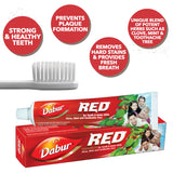 GETIT.QA- Qatar’s Best Online Shopping Website offers DABUR RED TOOTHPASTE 200 G at the lowest price in Qatar. Free Shipping & COD Available!