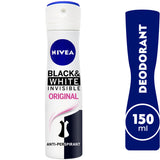 GETIT.QA- Qatar’s Best Online Shopping Website offers NIVEA INVISIBLE FOR BLACK & WHITE DEODORANT 150 ML at the lowest price in Qatar. Free Shipping & COD Available!