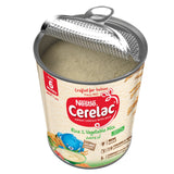 GETIT.QA- Qatar’s Best Online Shopping Website offers Nestle Cerelac Rice & Vegetable Mix Infant Cereal From 6 Months 350 g at the lowest price in Qatar. Free Shipping & COD Available!
