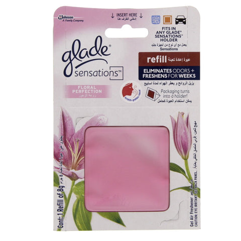 GETIT.QA- Qatar’s Best Online Shopping Website offers GLADE SENSATIONS REFILL FLORAL PERFECTION 8 GM
 at the lowest price in Qatar. Free Shipping & COD Available!