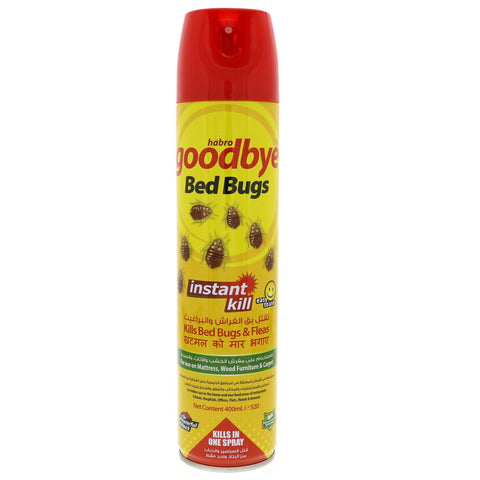 GETIT.QA- Qatar’s Best Online Shopping Website offers GOOD BYE INSTANT KILL BED BUG & FLEAS-- 400 ML at the lowest price in Qatar. Free Shipping & COD Available!