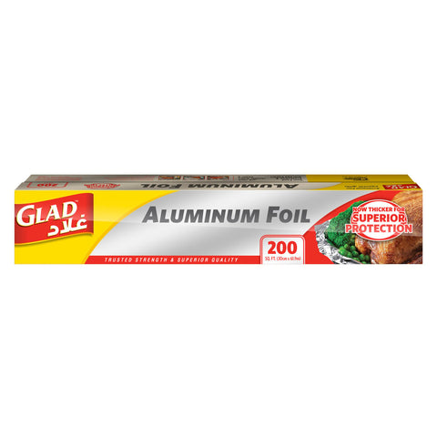 GETIT.QA- Qatar’s Best Online Shopping Website offers GLAD ALUMINIUM FOIL 200SQFT at the lowest price in Qatar. Free Shipping & COD Available!