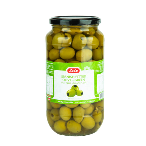 LuLu Spanish Pitted Green Olives 900 g (Drained Weight 454 g)