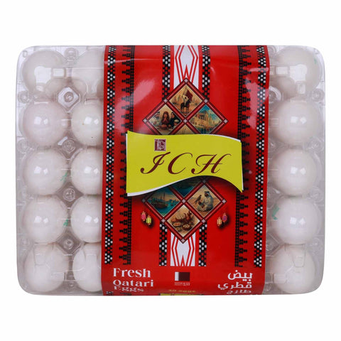GETIT.QA- Qatar’s Best Online Shopping Website offers ICH Fresh Qatari White Eggs Large 30 pcs at the lowest price in Qatar. Free Shipping & COD Available!
