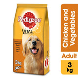 GETIT.QA- Qatar’s Best Online Shopping Website offers PEDIGREE CHICKEN & VEGETABLES DRY DOG FOOD (ADULT) 3 KG
 at the lowest price in Qatar. Free Shipping & COD Available!