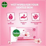 GETIT.QA- Qatar’s Best Online Shopping Website offers DETTOL SKINCARE ANTIBACTERIAL SKIN WIPES 10PCS at the lowest price in Qatar. Free Shipping & COD Available!