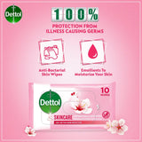 GETIT.QA- Qatar’s Best Online Shopping Website offers DETTOL SKINCARE ANTIBACTERIAL SKIN WIPES 10PCS at the lowest price in Qatar. Free Shipping & COD Available!