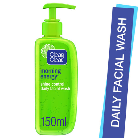 GETIT.QA- Qatar’s Best Online Shopping Website offers CLEAN & CLEAR DAILY FACIAL WASH MORNING ENERGY SHINE CONTROL 150 ML at the lowest price in Qatar. Free Shipping & COD Available!