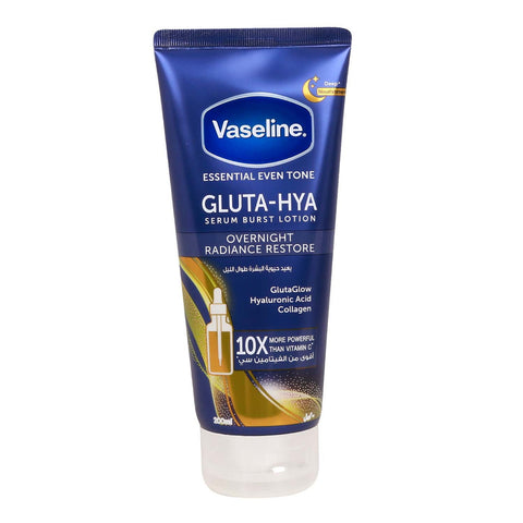 GETIT.QA- Qatar’s Best Online Shopping Website offers Vaseline Gluta-Hya Overnight Serum Burst Lotion 200 ml at the lowest price in Qatar. Free Shipping & COD Available!