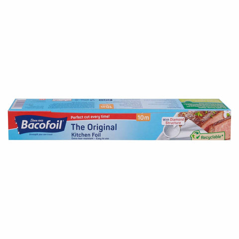 GETIT.QA- Qatar’s Best Online Shopping Website offers BACOFOIL THE ORIGINAL KITCHEN FOIL 10 M X 30 CM 1 PC at the lowest price in Qatar. Free Shipping & COD Available!