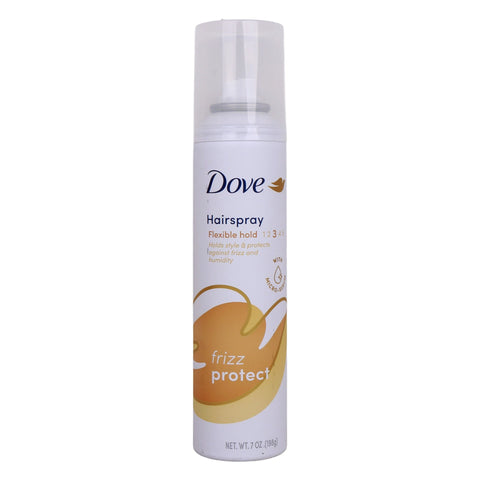 GETIT.QA- Qatar’s Best Online Shopping Website offers Dove Hair Spray Flexible Hold Frizz Protect 198 g at the lowest price in Qatar. Free Shipping & COD Available!