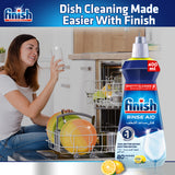 GETIT.QA- Qatar’s Best Online Shopping Website offers FINISH DISHWASHER DETERGENT RINSE AID LIQUID LEMON 400 ML
 at the lowest price in Qatar. Free Shipping & COD Available!