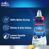 GETIT.QA- Qatar’s Best Online Shopping Website offers FINISH DISHWASHER DETERGENT RINSE AID LIQUID LEMON 400 ML
 at the lowest price in Qatar. Free Shipping & COD Available!