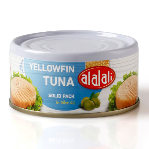 GETIT.QA- Qatar’s Best Online Shopping Website offers AL ALALI YELLOWFIN TUNA SOLID PACK IN OLIVE OIL 170 G at the lowest price in Qatar. Free Shipping & COD Available!