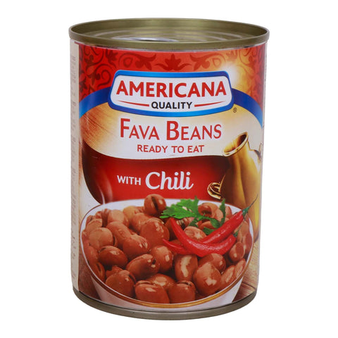 GETIT.QA- Qatar’s Best Online Shopping Website offers AMERICANA FAVA BEANS WITH CHILI 400 G at the lowest price in Qatar. Free Shipping & COD Available!