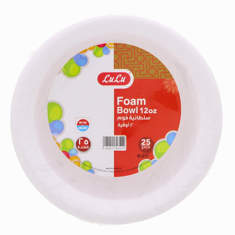 GETIT.QA- Qatar’s Best Online Shopping Website offers LULU FOAM BOWL 12OZ 25 PCS at the lowest price in Qatar. Free Shipping & COD Available!