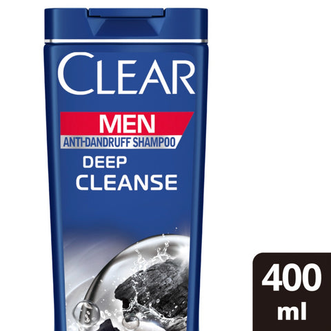 Clear Men's Deep Cleanse Anti-Dandruff Shampoo, 400 ml - GETIT.QA