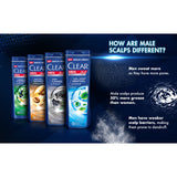 Clear Men's Deep Cleanse Anti-Dandruff Shampoo, 400 ml - GETIT.QA