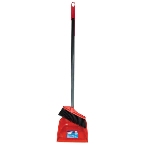 GETIT.QA- Qatar’s Best Online Shopping Website offers VILEDA LONG HANDLE DUSTPAN WITH BROOM 1SET at the lowest price in Qatar. Free Shipping & COD Available!