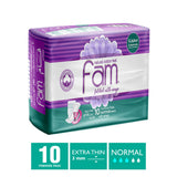 GETIT.QA- Qatar’s Best Online Shopping Website offers FAM NATURAL COTTON FEEL MAXI THICK FOLDED WITH WINGS NORMAL SANITARY 10PCS at the lowest price in Qatar. Free Shipping & COD Available!