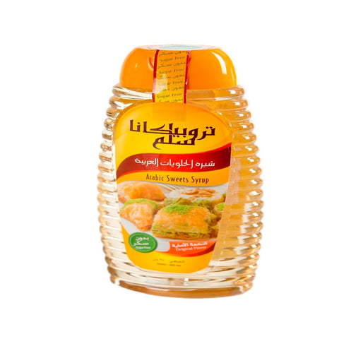 GETIT.QA- Qatar’s Best Online Shopping Website offers TROPICANA SLIM SUGAR FREE ARABIC SWEETS SYRUP 350 ML at the lowest price in Qatar. Free Shipping & COD Available!