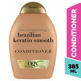 GETIT.QA- Qatar’s Best Online Shopping Website offers OGX CONDITIONER EVER STRAIGHTENING + KERATIN SMOOTH 385 ML at the lowest price in Qatar. Free Shipping & COD Available!