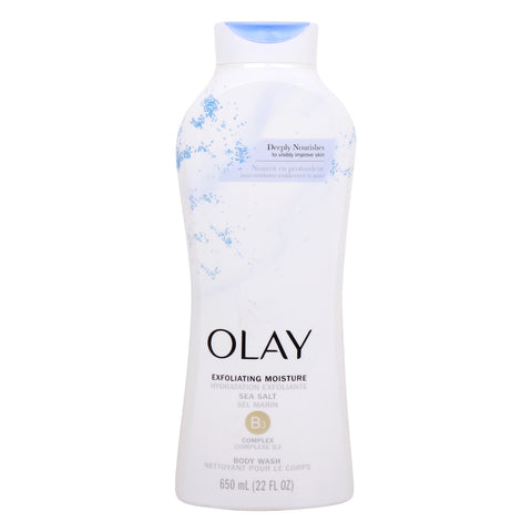GETIT.QA- Qatar’s Best Online Shopping Website offers Olay Exfoliating Moisture Sea Salt Body Wash 650 ml at the lowest price in Qatar. Free Shipping & COD Available!